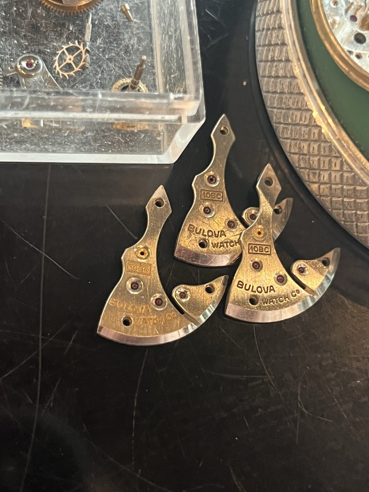 Lot Of Bulova 10AK And 10BC Watch Movement Parts