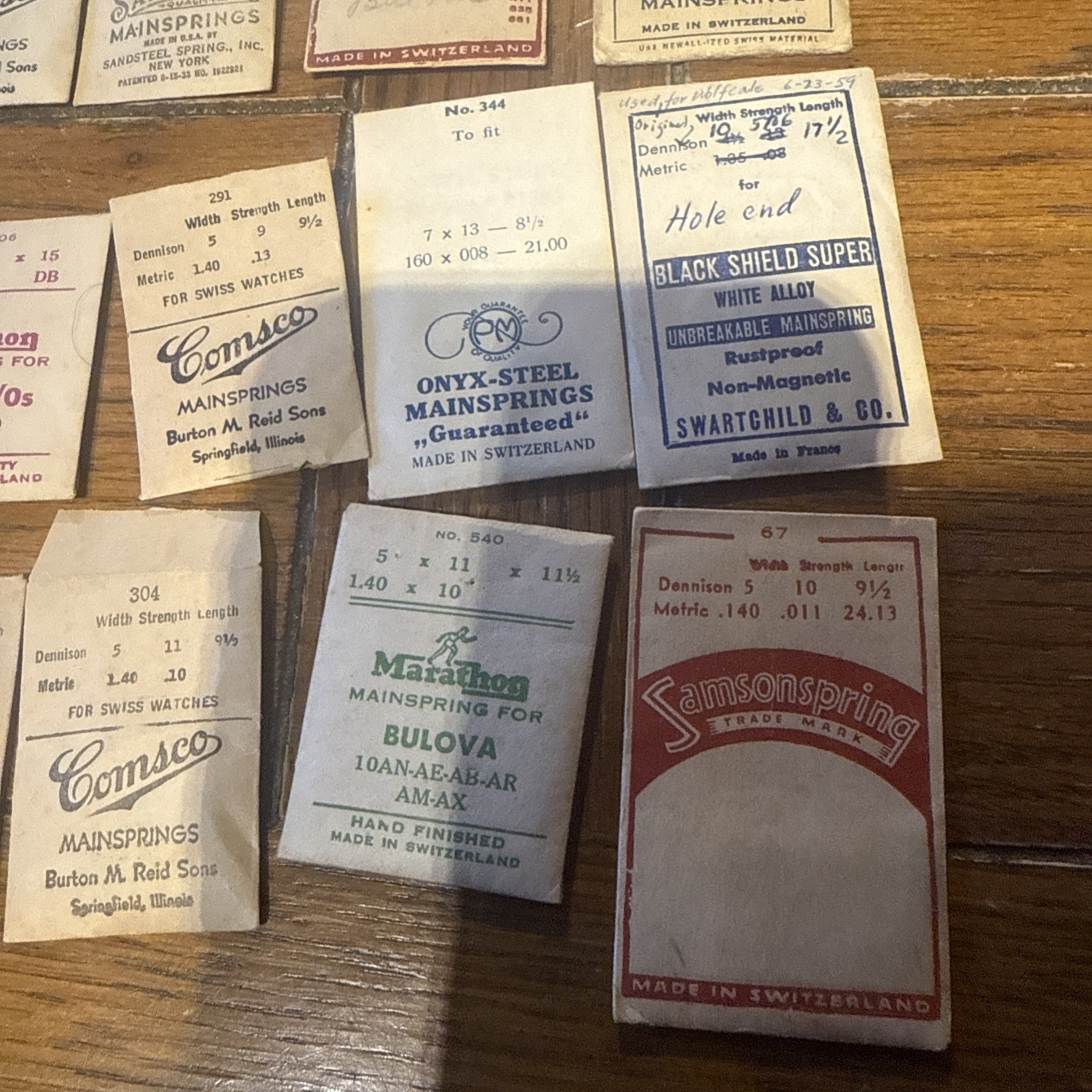 Vintage Mainspring Lot 18