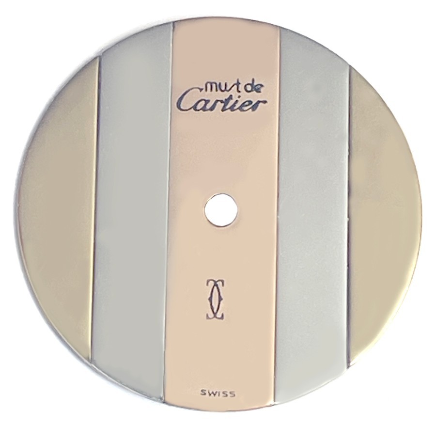 Must De Cartier Tri-Color Round Women’s Dial 20mm