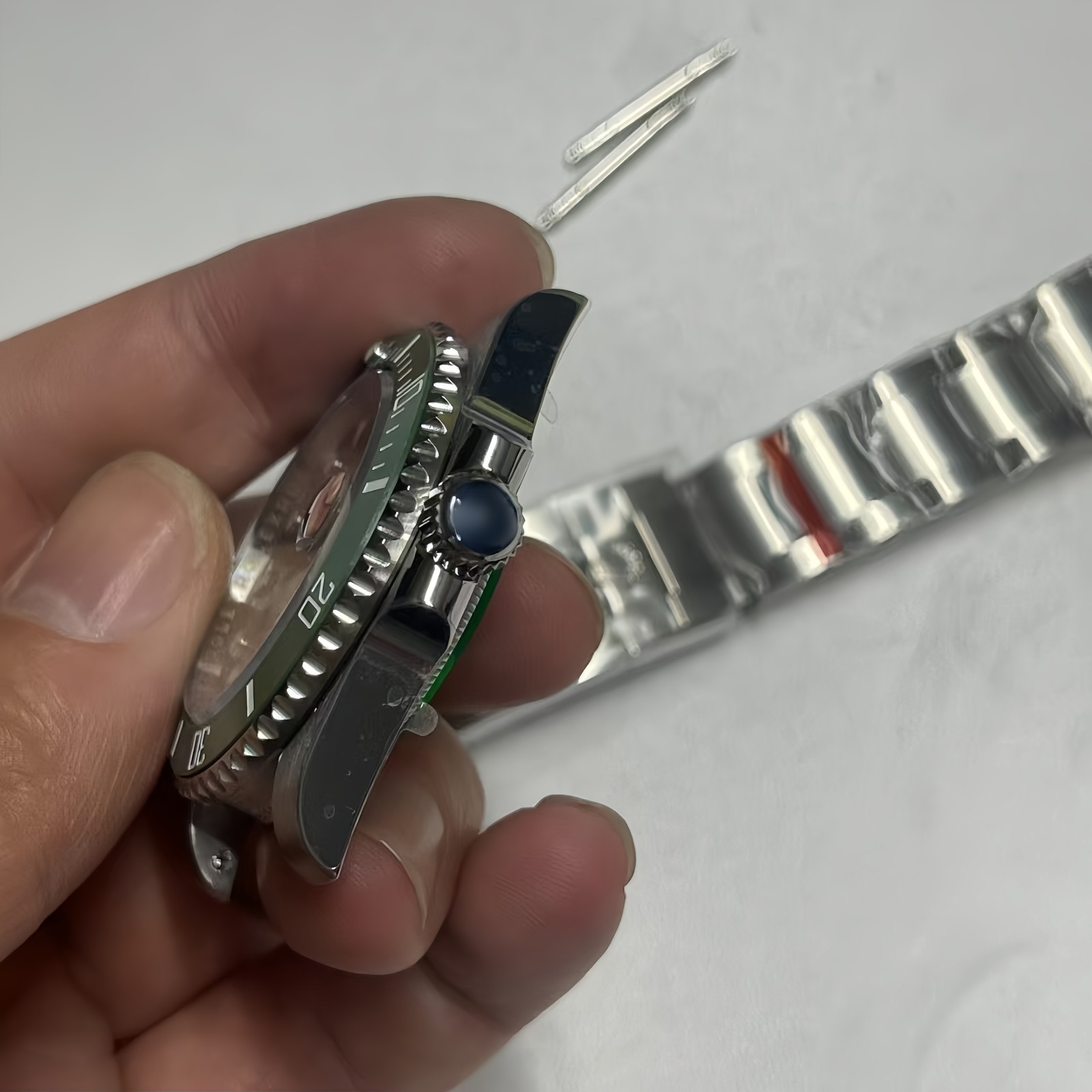 DIY Watch Part Kit for 3135 40mm Case with Dial, Hands and Strap
