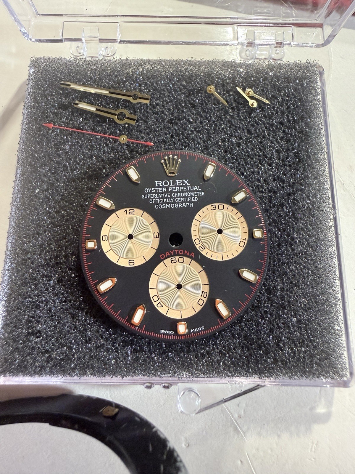 Custom Dial Fits Rolex Daytona 116508 126508 With Hands High-Quality