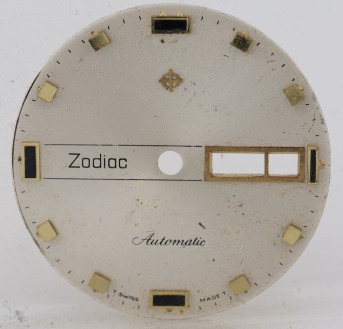 ZODIAC AUTOMATIC SWISS VINTAGE ALDUC S.A. WATCH DIAL 29mm (M16)