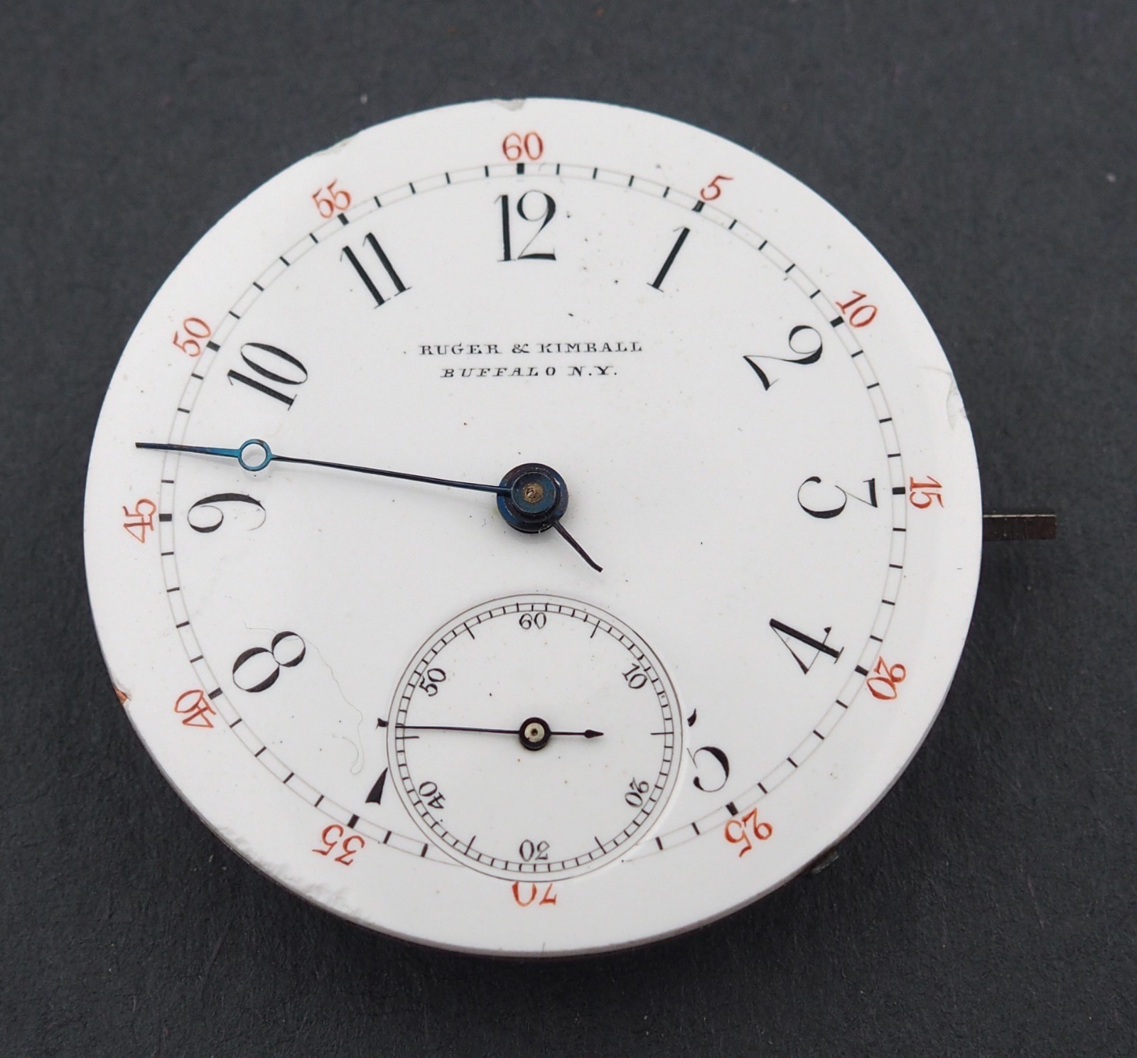 Longines Ruger & Kimball Buffalo NY Private Label Pocket Watch Movement #F245