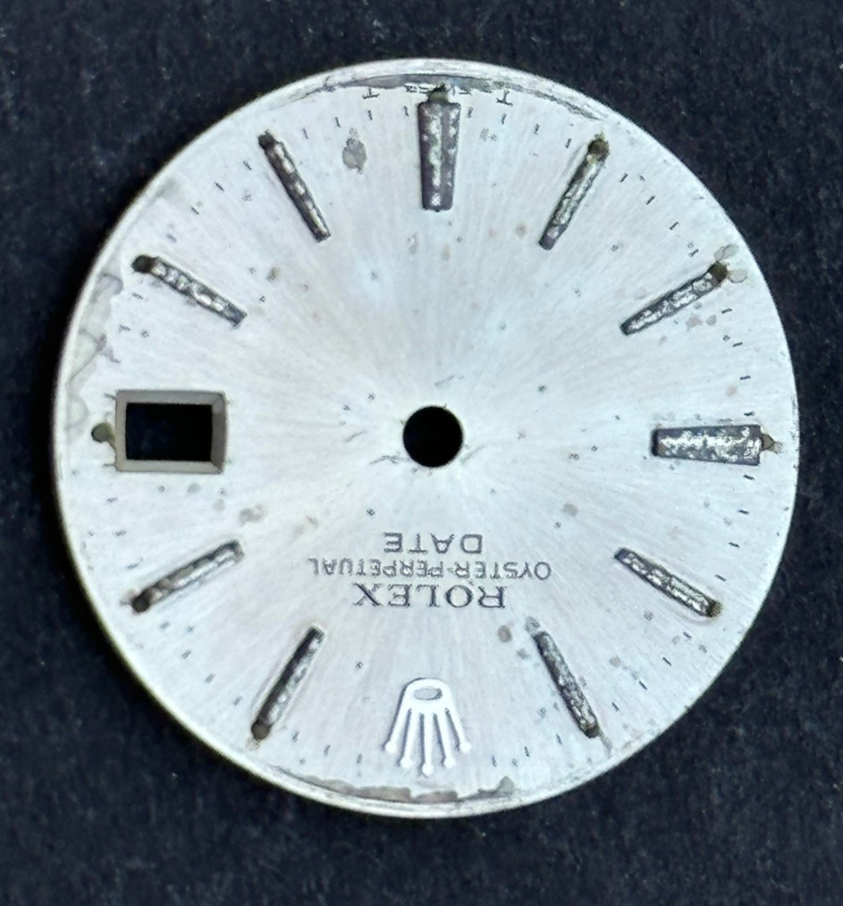 Vintage Rolex Oyster Perpertual Date Watch Dial For 26mm Case 6517 6519 6917