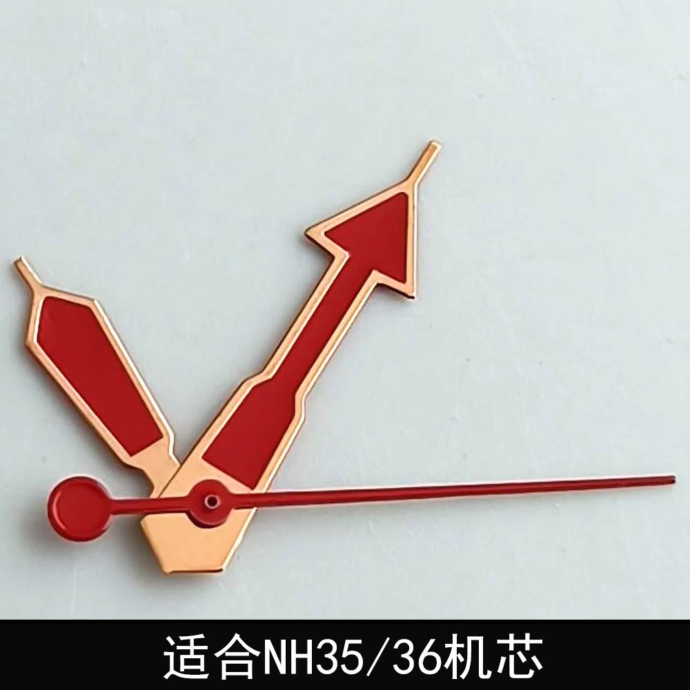 1 Set Light Blue Color Luminous Watch Hands For NH35 NH36 Movement