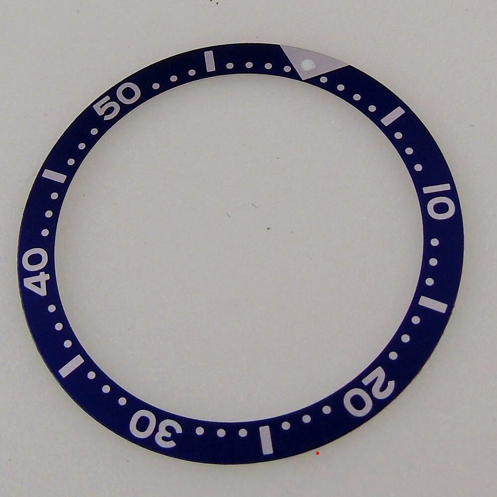 39mm Alloy Watch Bezel Insert Ring For 45mm Watch Case White Marks Watch Parts🎁