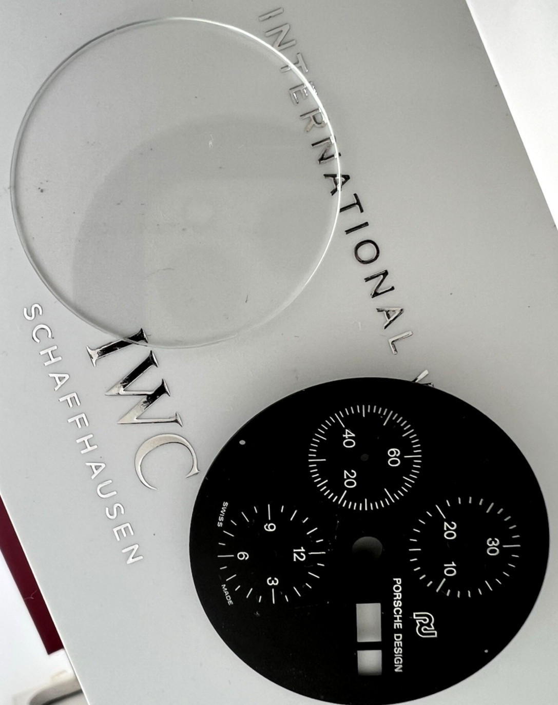 IWC/PORSCHE DESIGN BLACK DIAL AND A SAPPHIRE CRYSTAL PREOWNED NICE+ Swiss Made