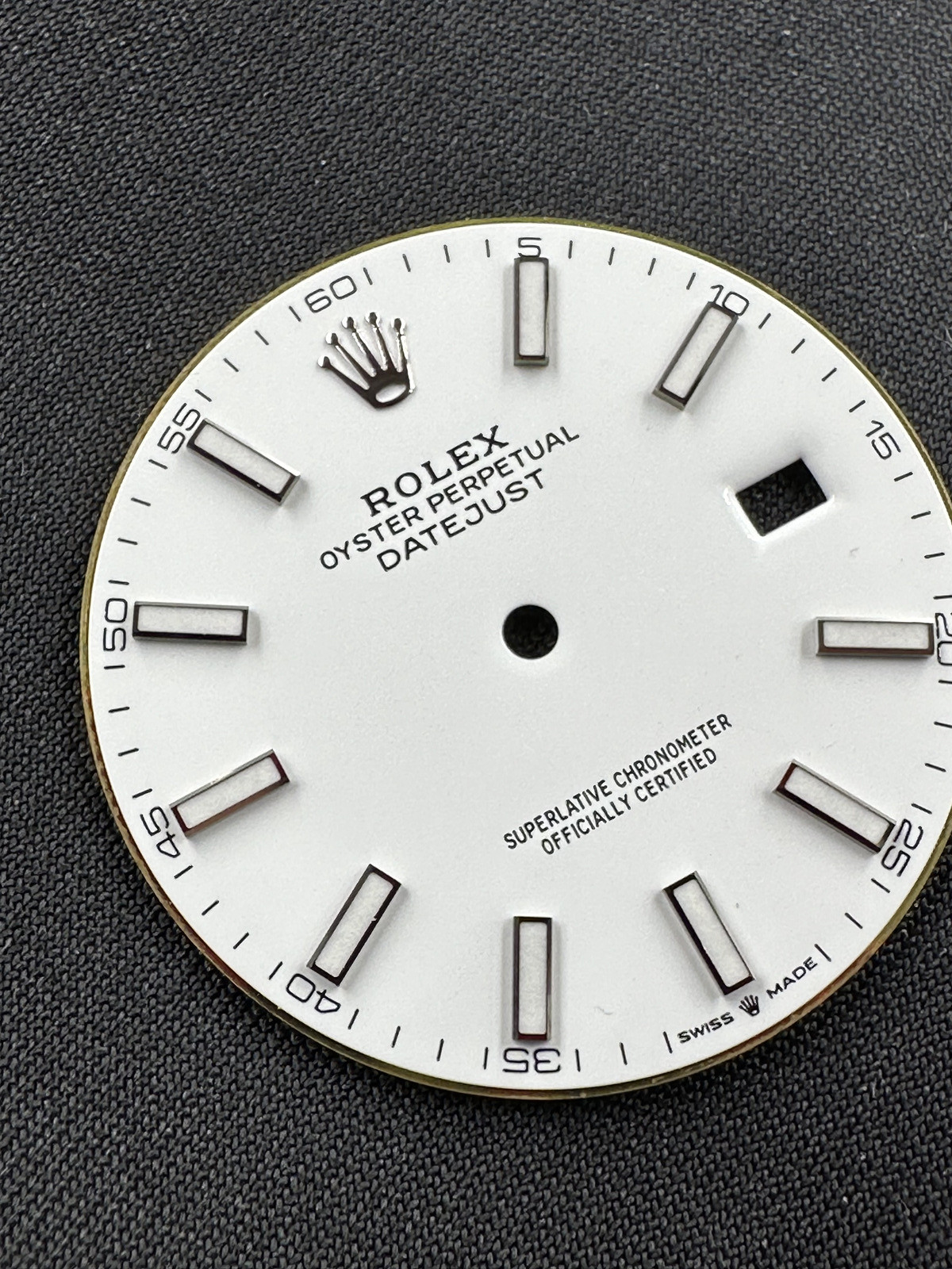 Original Rolex Datejust 41 ref 126334-126300 White Index Dial.