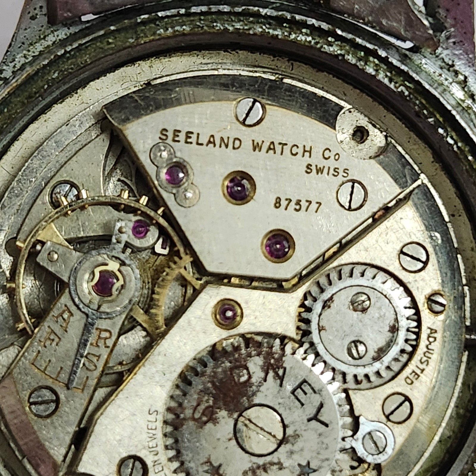 Doxa Case Seeland Sidney 17J Swiss Mechanical Watch Parts Repair Project