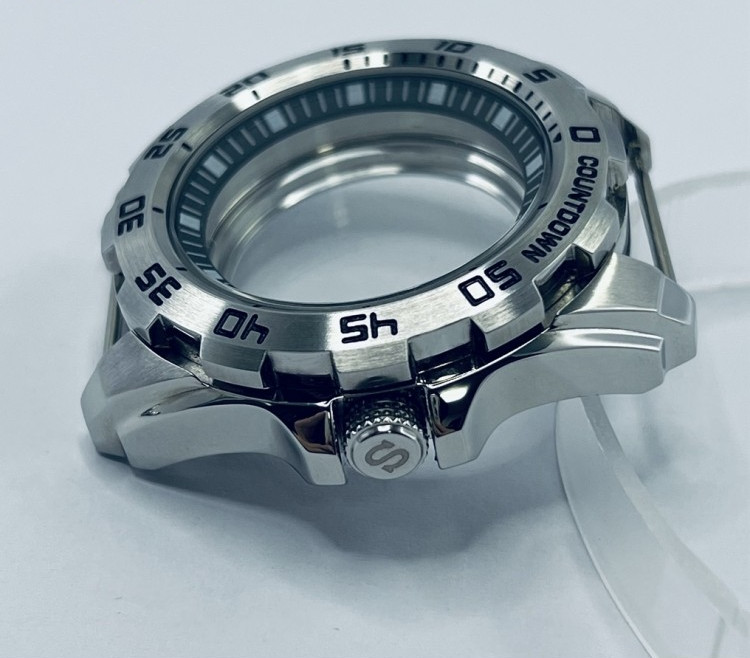 44mm Stainless Steel Case Mineral glass For NH34/NH35/NH36/NH38/70 28.5mm Dial