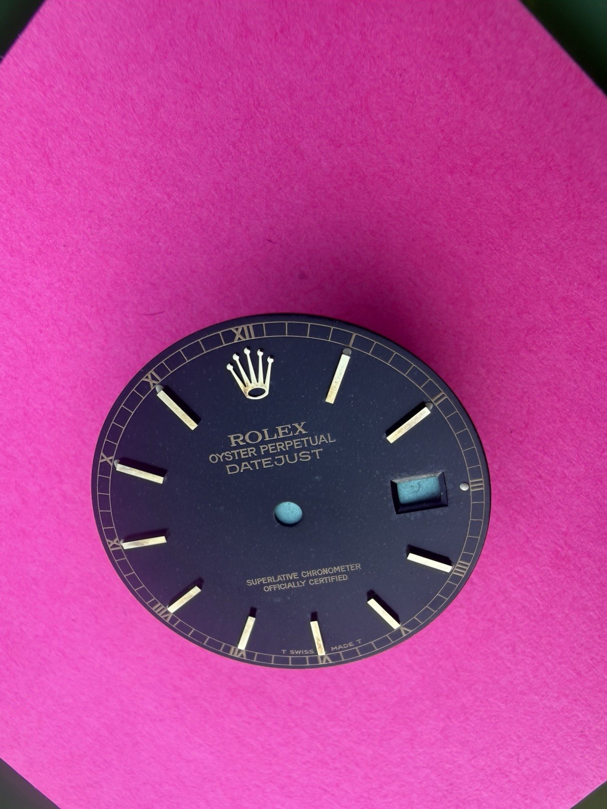 Rolex Original 36mm Datejust Black dial TwoTone 16013, 16233, gold markers