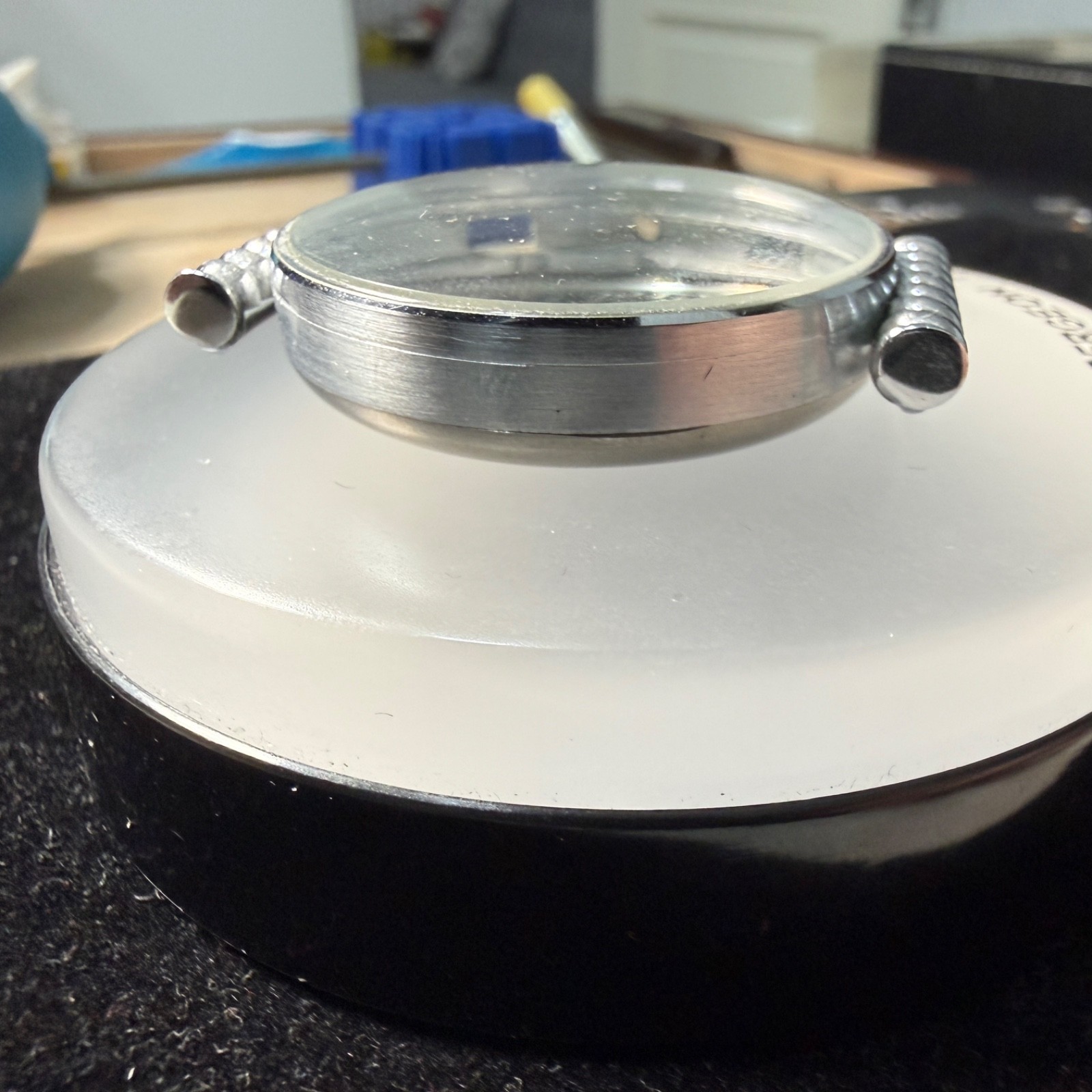 Generic Chrono Watch Case Ref: 290565 36mm Steel with Original Glass