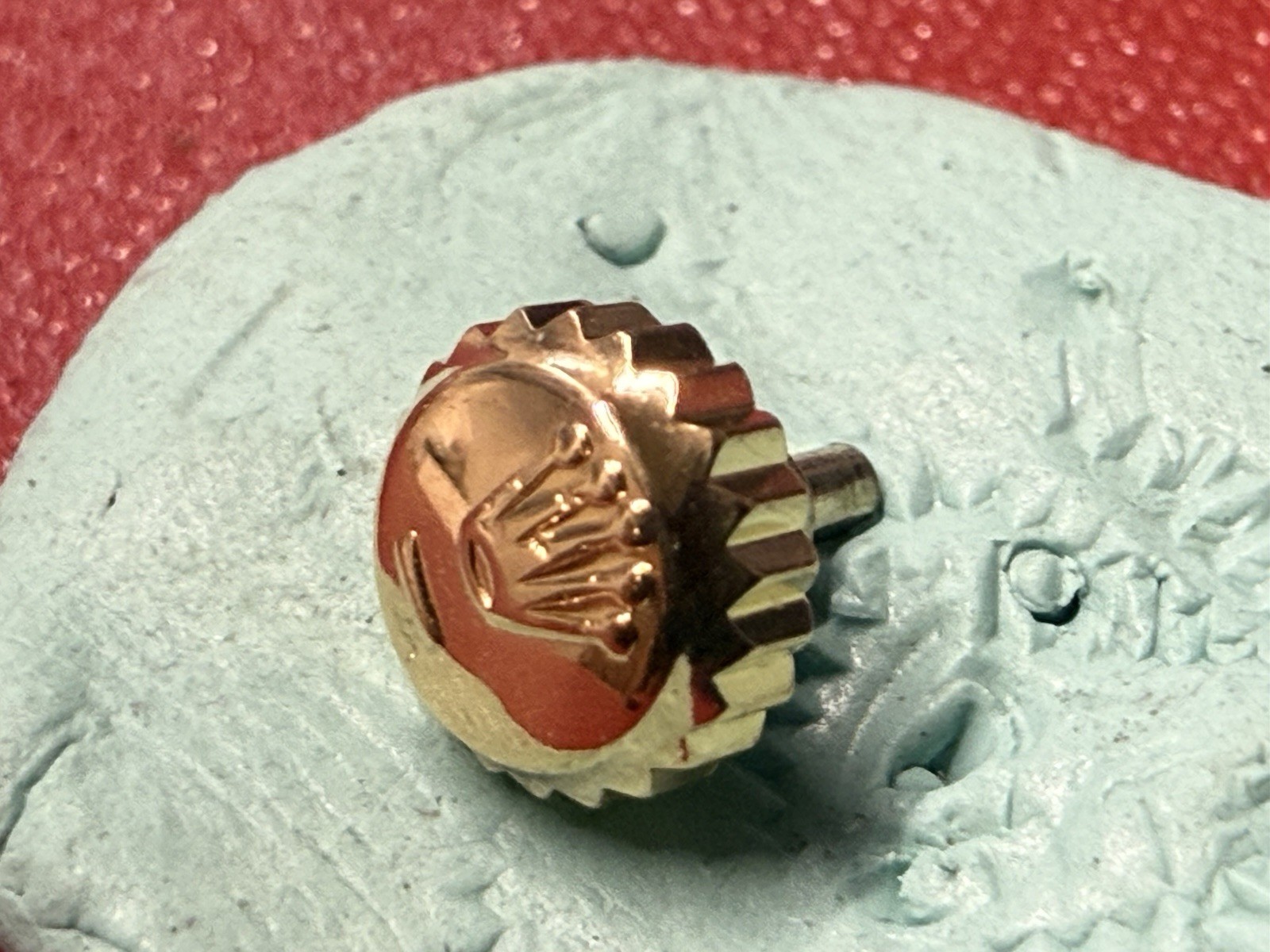 Rolex GENUINE Crown 24-603-3mm Stainless Steel & 18k Watch Model 16233, 16238 ..