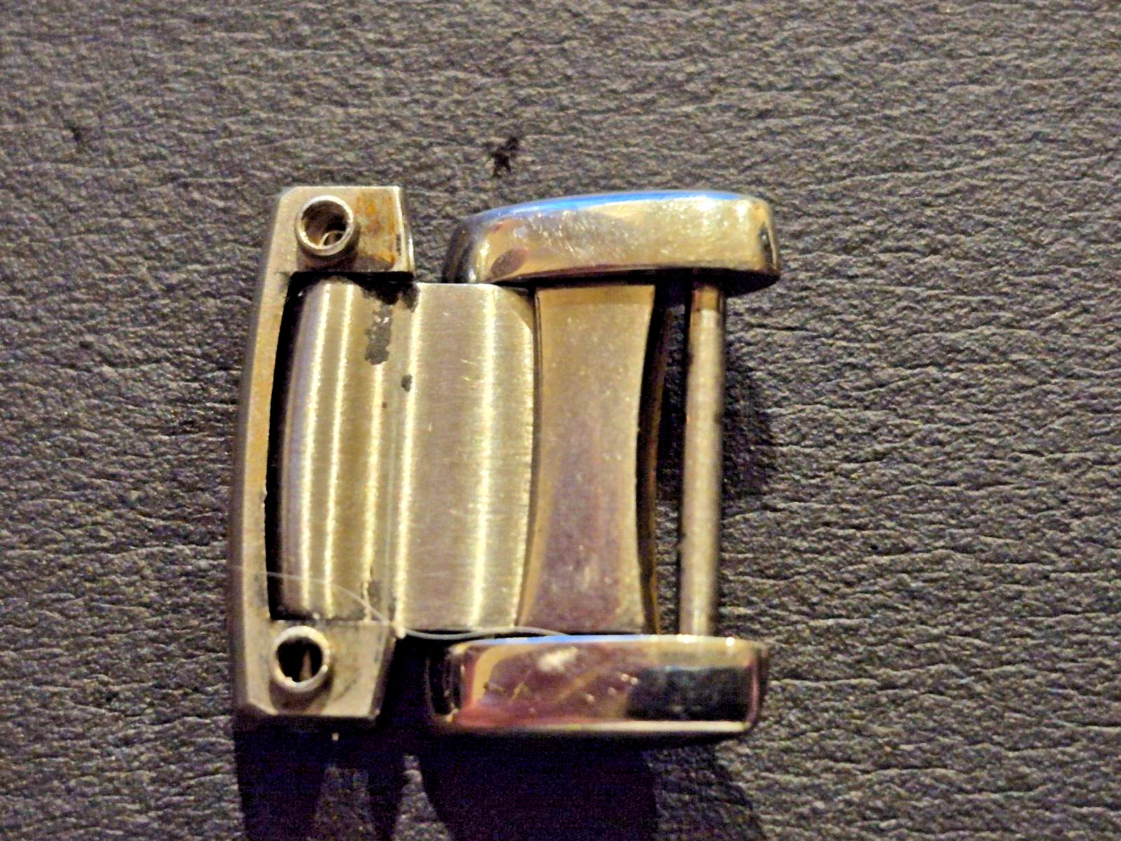EBEL BRASILIA BAND BRACELET END PIECE S&G for 16mm Wide CASE AND Additional Link