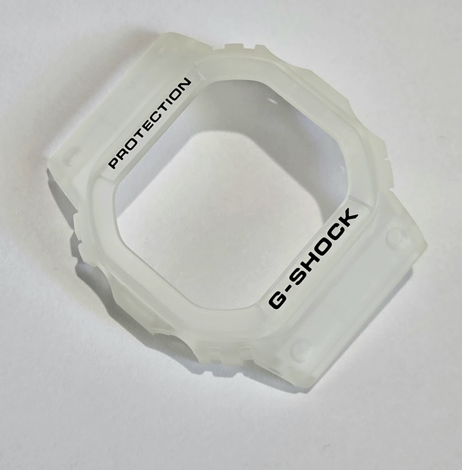Genuine Casio Replacement BEZEL for G SHOCK DW5600LS-7 DW5600 CLEAR WHITE **
