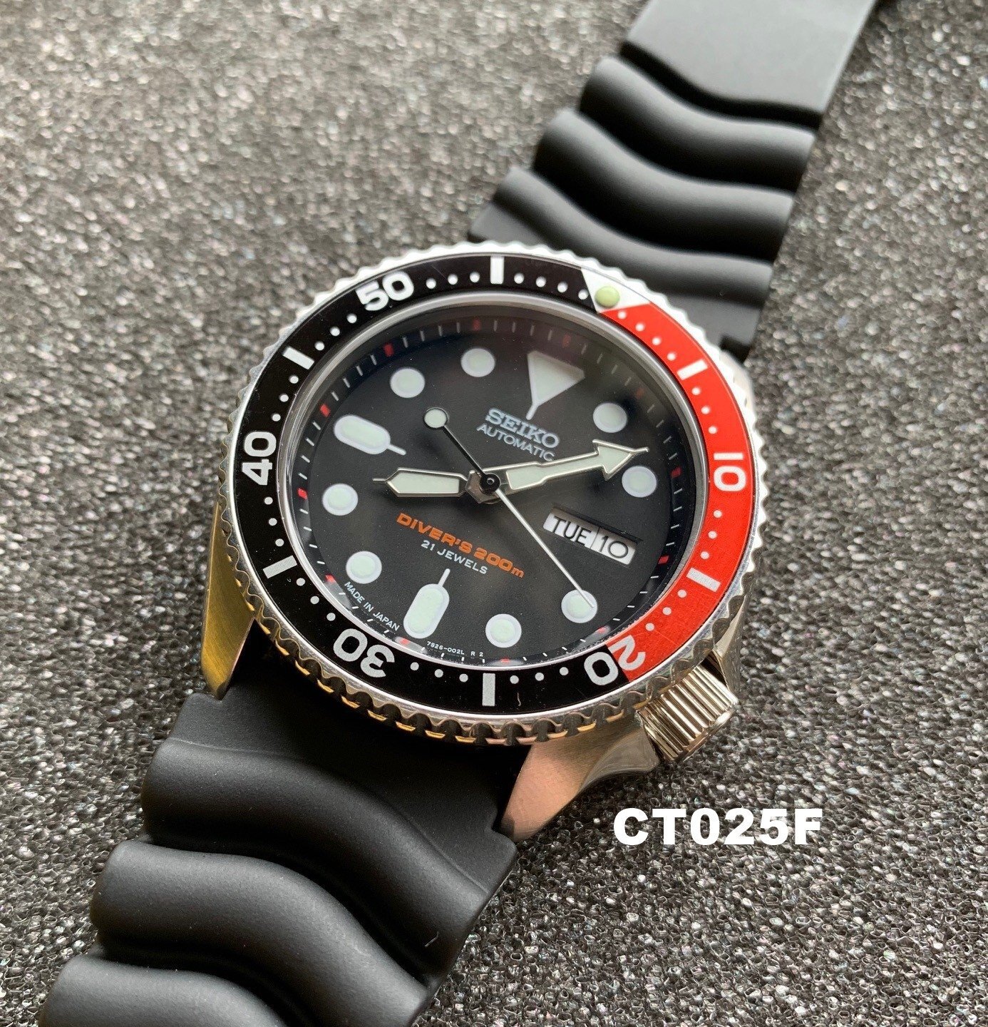 Watch Crystal Only for SKX007/SRPD Flat Sapphire Crystal – CT025