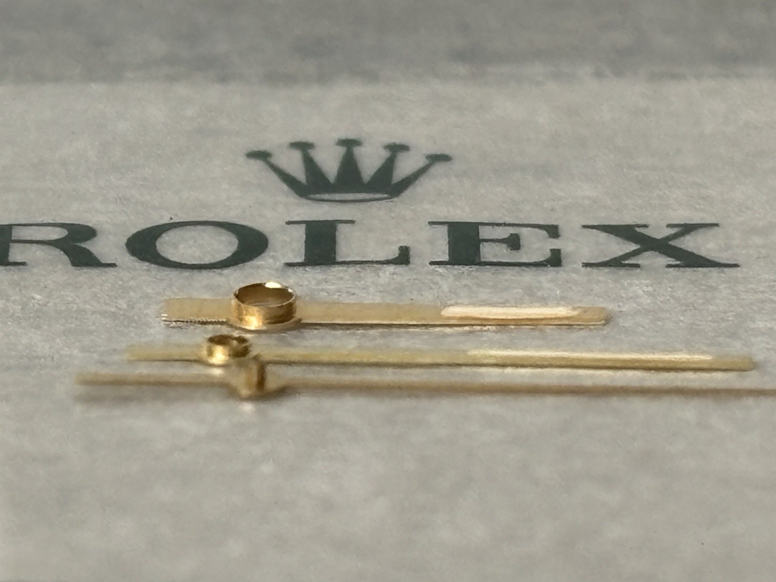 Rolex Genuine Set Of Gold Hands For Cal: 3135,3035 Model 16233 Excellent Conditi