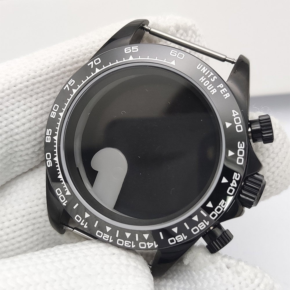 Luxury Diamond Watch Case For VK63/VK64 Movement Stainless Steel Mod Kit
