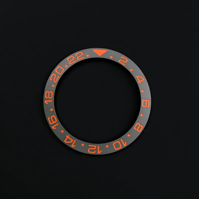 38mm Frosted Ceramic Bezel Insert Watch Repair Replacement Mod Part