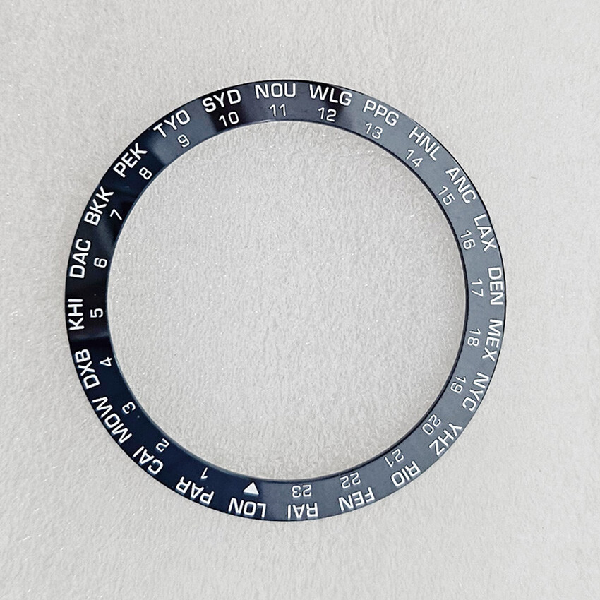 Replacement Watch Ring Mouth Math English Lettering Ceramic Watch Bezel Insert