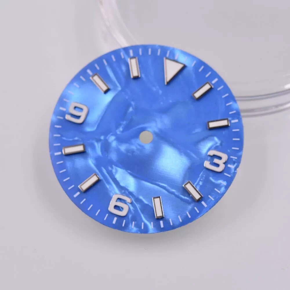 29mm Luminous Abalone Shell Watch Dial for NH35/36
