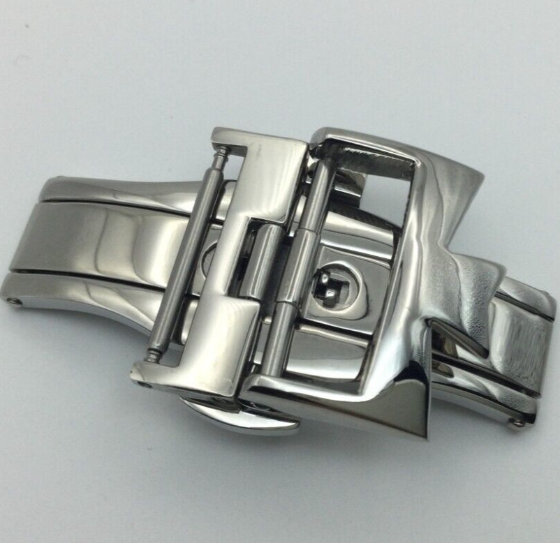 TOP QUALITY 18MM DEPLOYMENT BUCKLE FOR VACHERON CONSTANTIN SILVER SHINY B/PIN