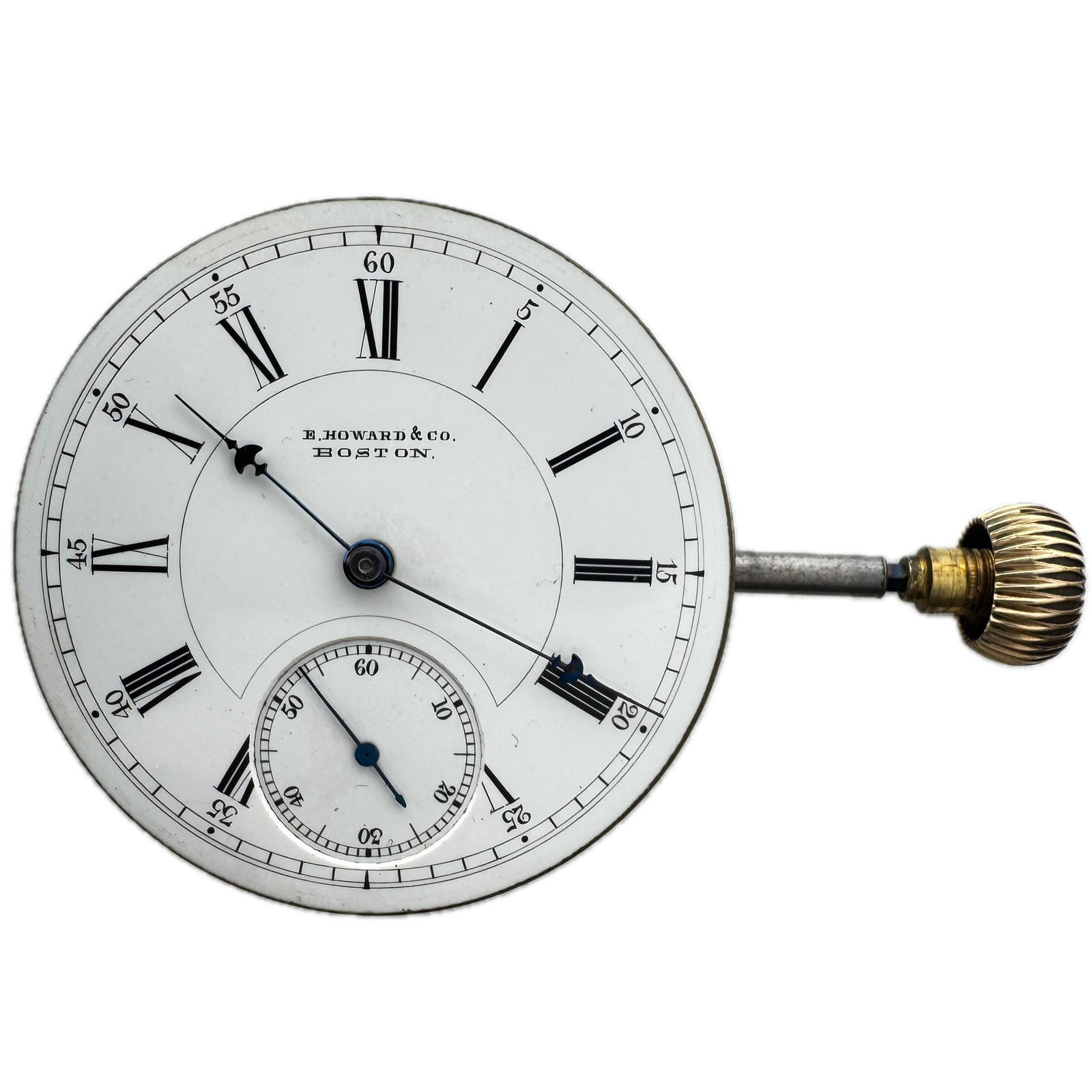 Antique N 1886 Howard Roman Dial Series Vll Hunter Pocket Watch Movement No. 4