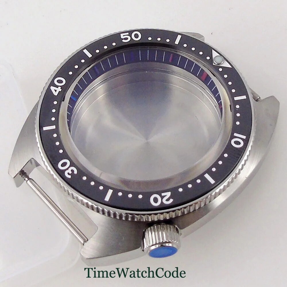 41mm Watch Case for NH35 PT5000 ETA2824 Sapphire Crystal Chapter Ring 4.1 Crown