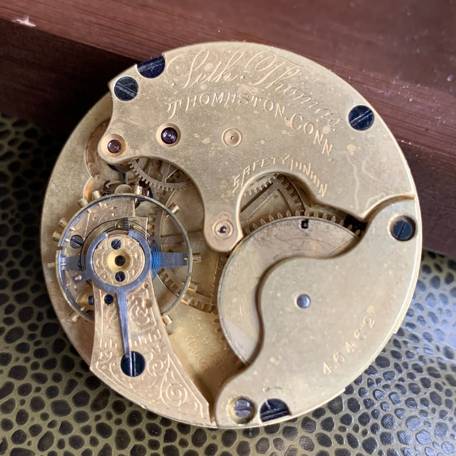 1889 Seth Thomas Grade 56 18S 11 Jewels Hunter Case Pocket Watch Movement Repair
