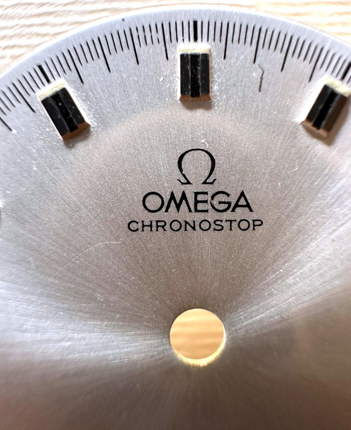 Omega Chronostop Jumbo for Cal.920 Dial Vintage Original, Year 1969