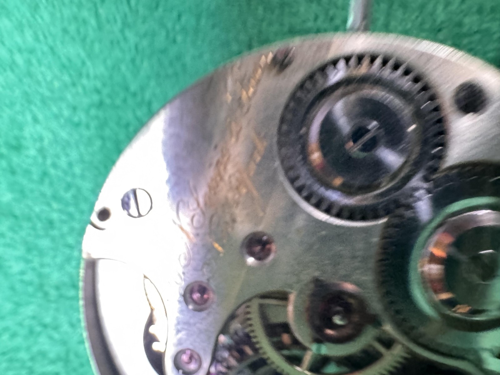 Vintage H N Squire & Sons Pocket Watch Movement 43.30mm Agassiz Parts New York