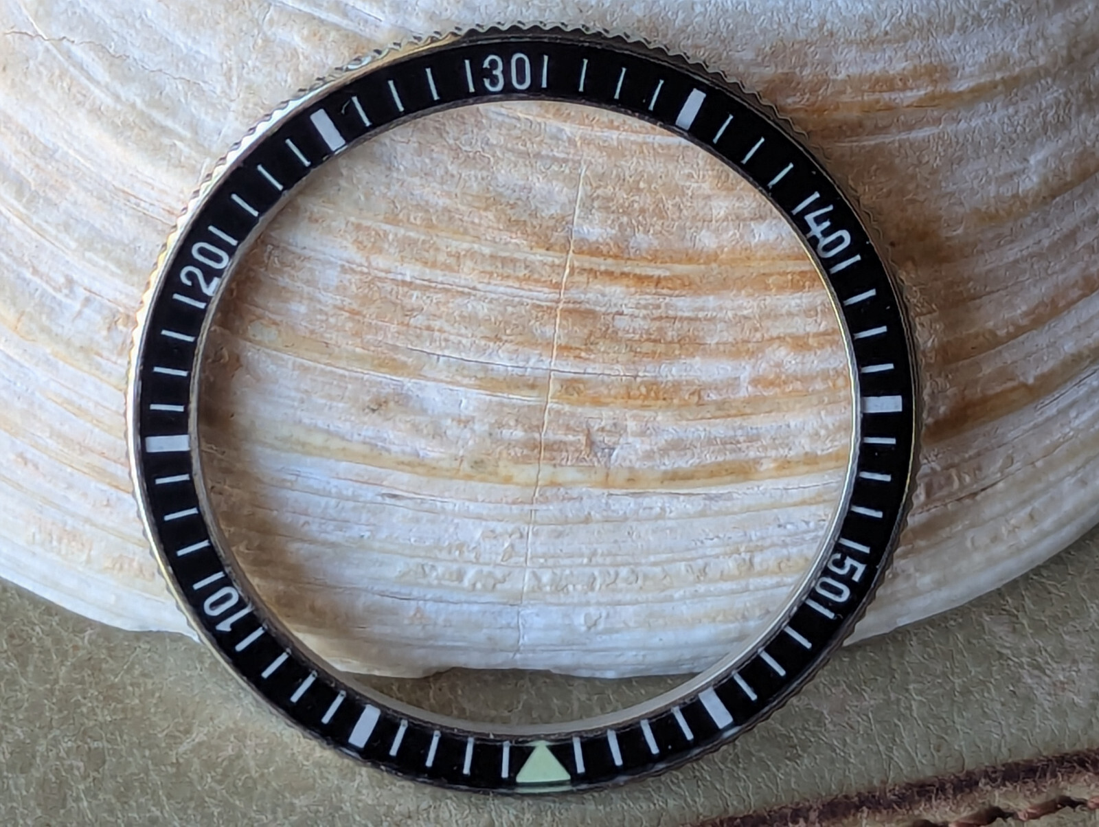 NOS Vintage 1960’s Yema Superman SS Bezel/Black Acrylic Insert/Tension Spring