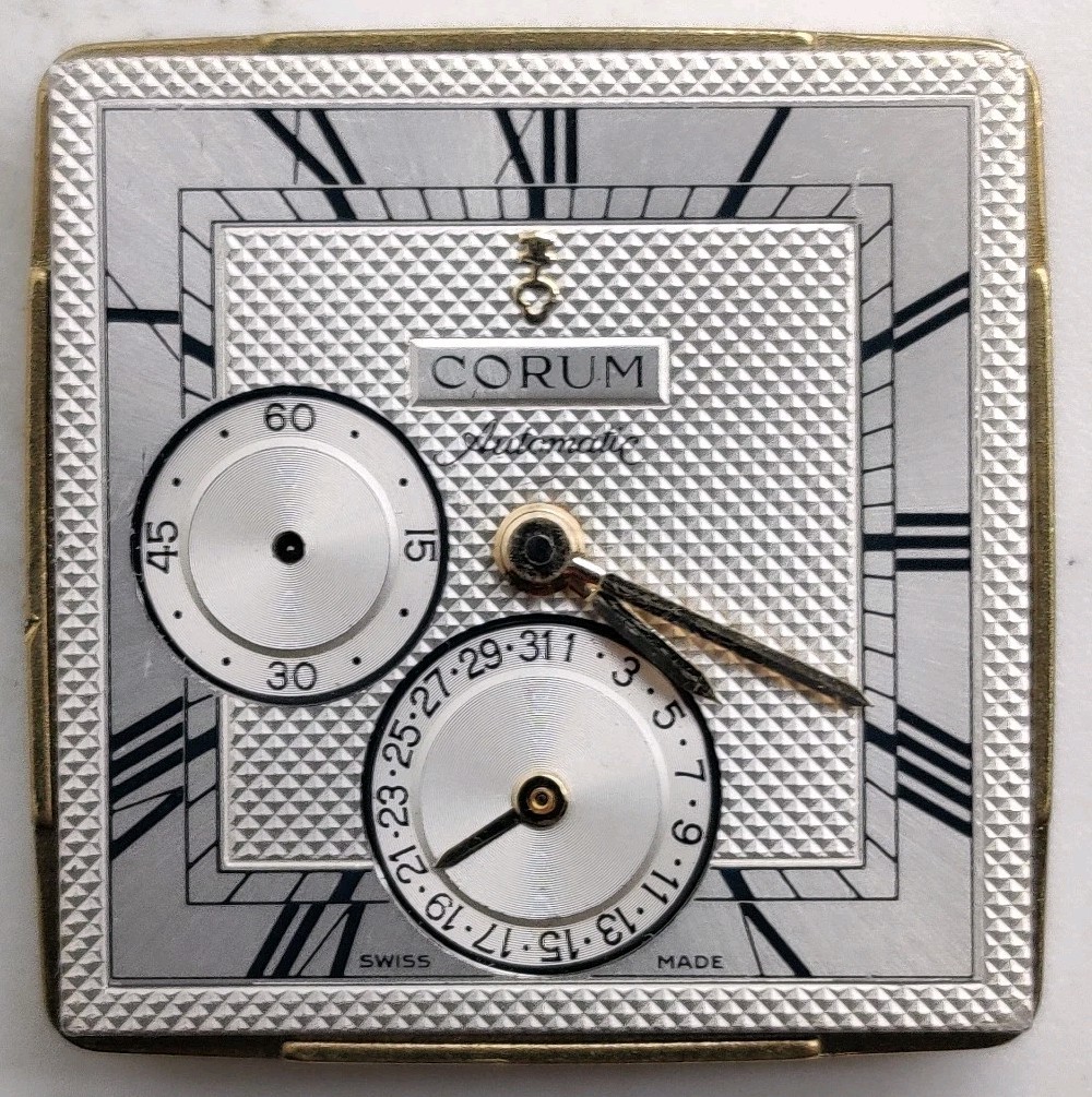 Corum Quadratus Frederic Piguet 9640 9641 Automatic watch movement For Repair