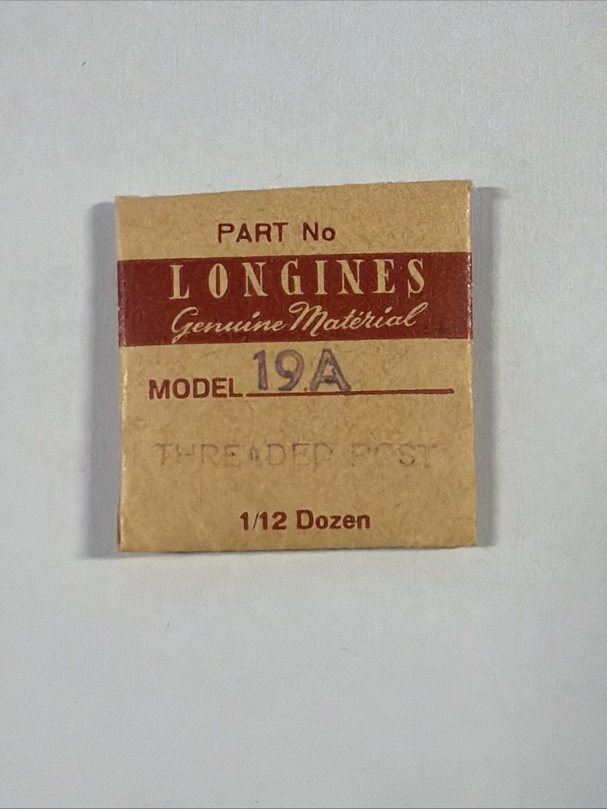 Longines Wittnauer 19a Threaded Post