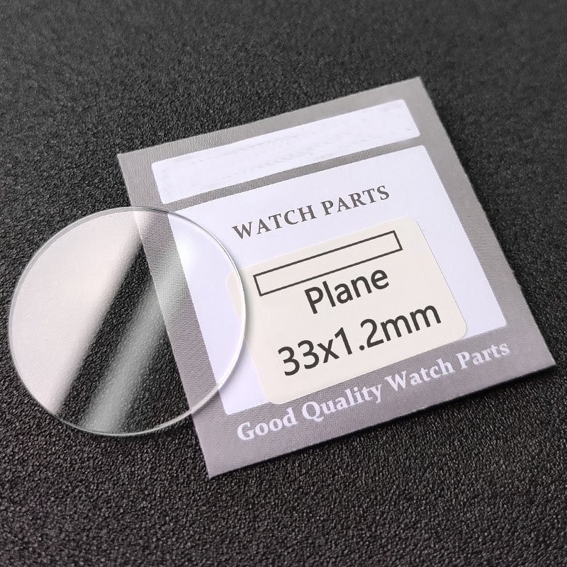 1.0/1.2/1.5/2.0/3.0mm Thick Flat Mineral Glass Watch Crystal Diameter 20-60mm