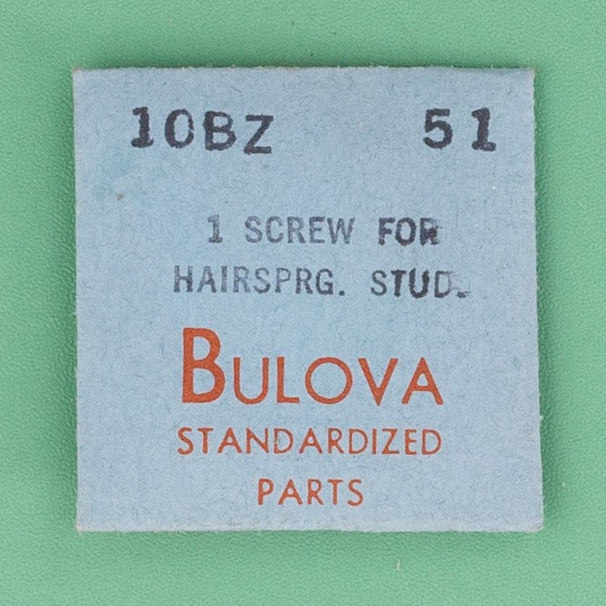 Gen Bulova Part 51 Hairspring Stud Screw 10BZ 10BZ 10BZAC 10BZAC 10BZACD 10BZACD