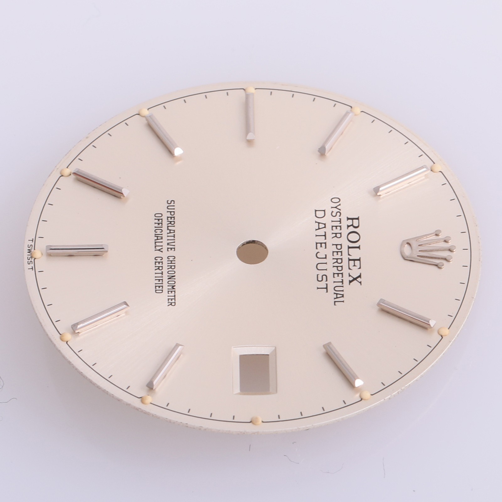 Rolex Mens Datejust 36mm Silver Stick Dial T Swiss T 16014-16234 #E16