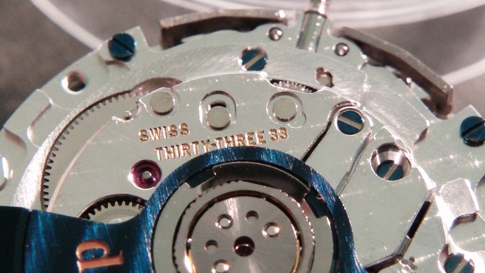 ETA 2094 Chronograph automatic calendar movement, deLaCour 33 Jewels