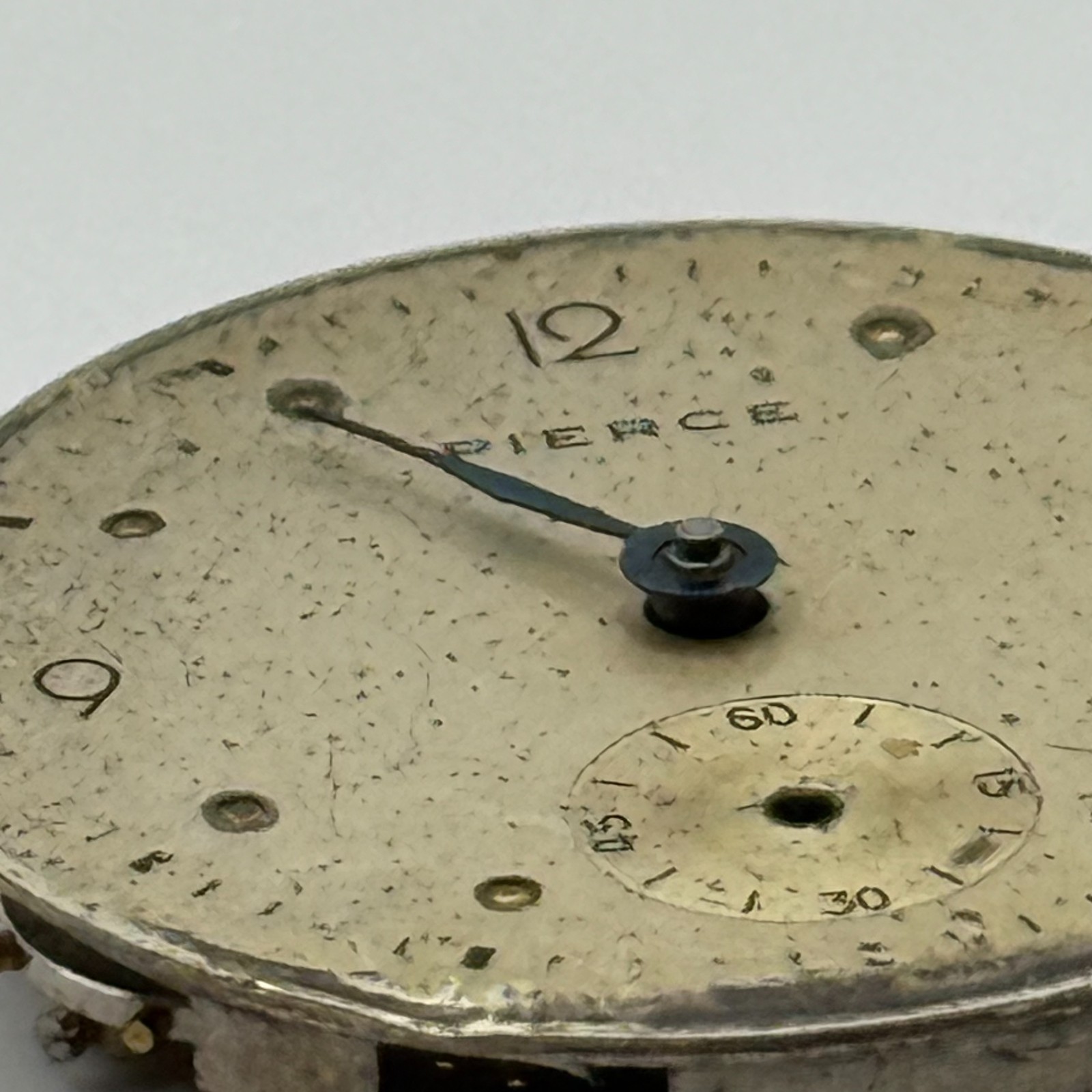 Pierce Watch Movement Swiss 15 Jewels Sub Seconds Manual Wind Parts 23.6mm