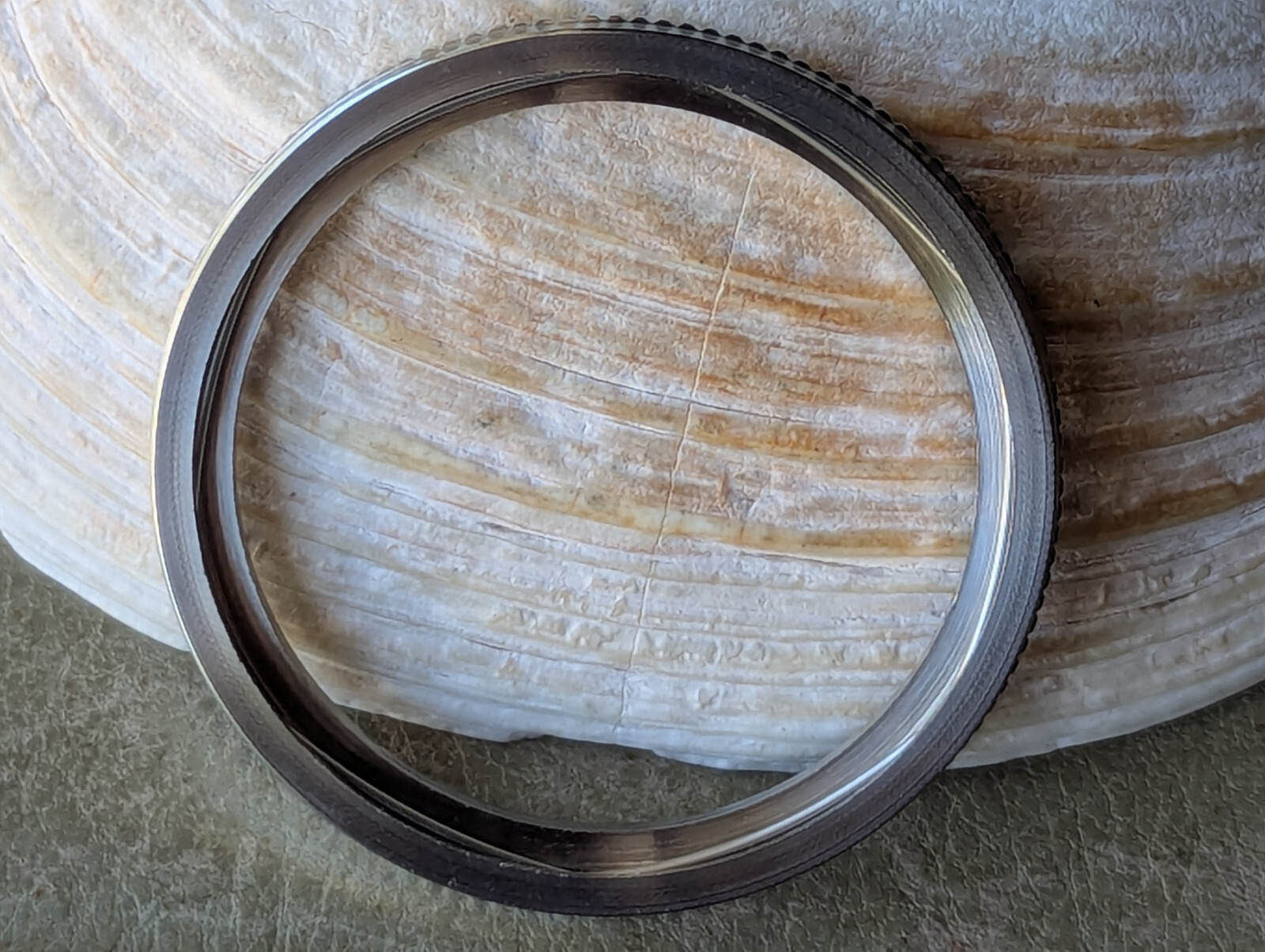 NOS Vintage 1960’s Yema Superman SS Bezel/Black Acrylic Insert/Tension Spring