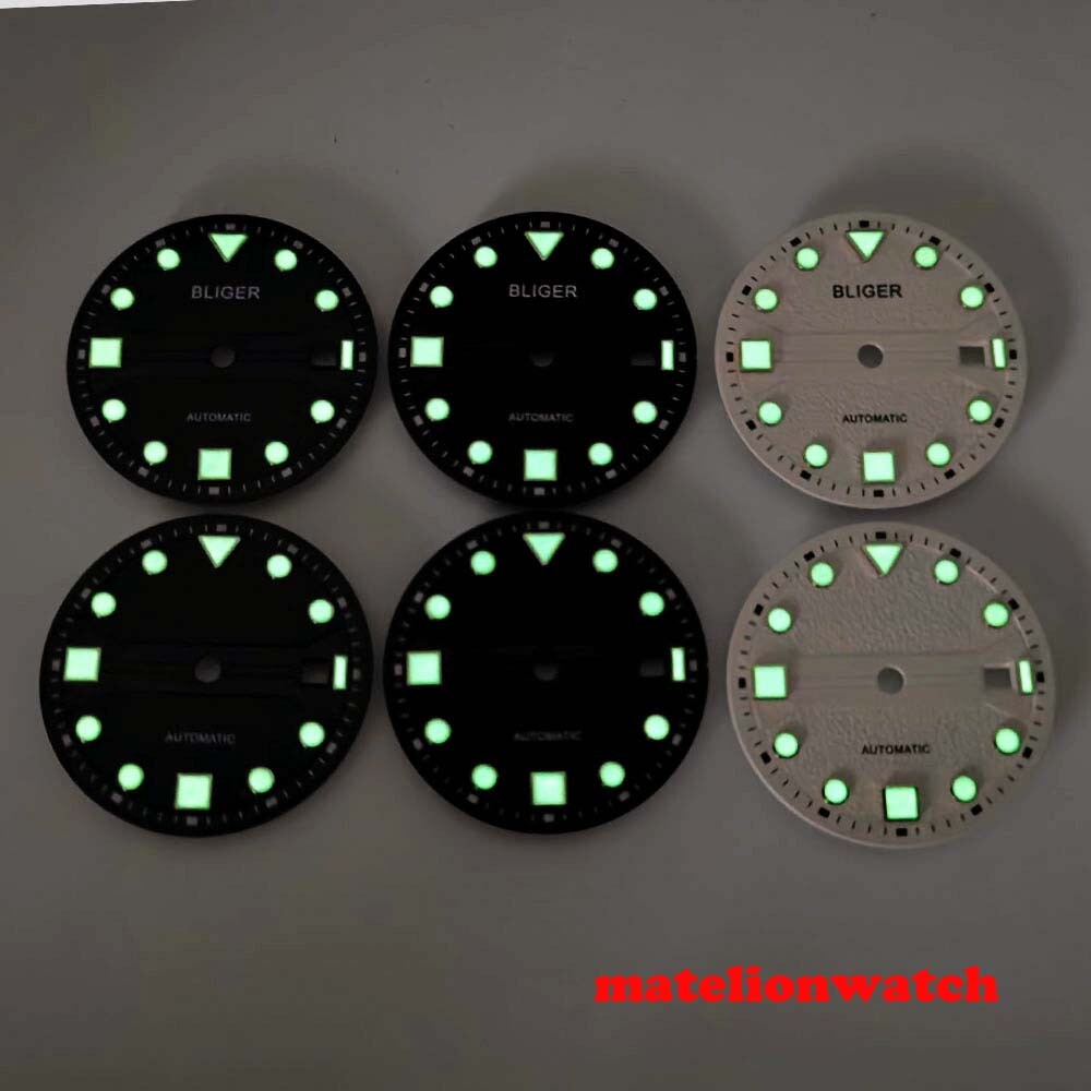 31mm Super Lume Watch Dial Parts Fit For ETA 2824 2836 Miyota 8215 821A Movement
