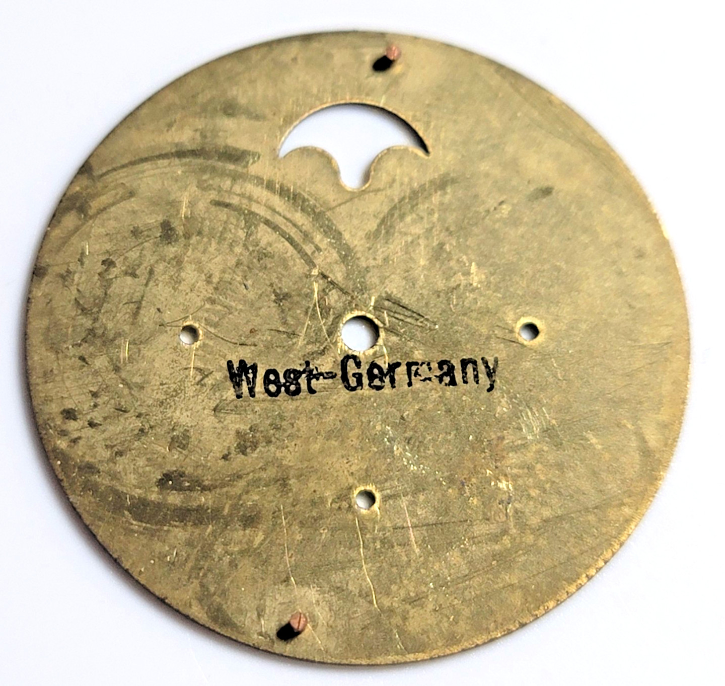 Gucci Moonphase Chronograph Dial Black Gold W. Germany Vintage Watch Part – H104