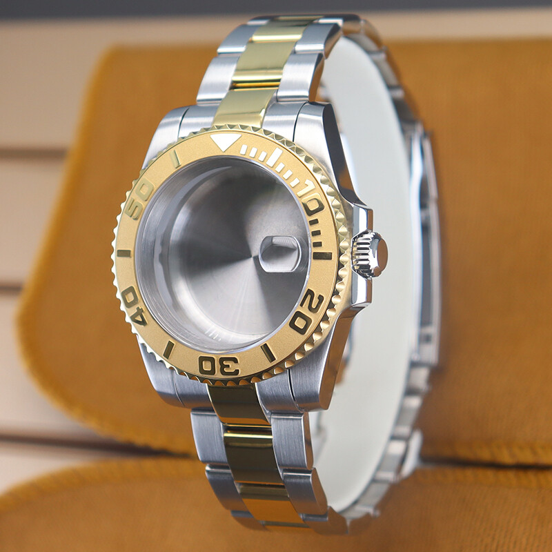 40mm Luxury men Watch Case Strap For Seiko Nh35 36/2824/8215 Movement 28.5mmDial
