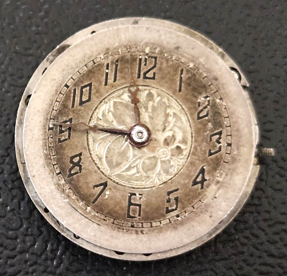 ERIMA 23mm 2 ADJ HUNTER 16J WATCH MOVEMENT (BALANCE RUNS WITH ROTATION) LOT.125