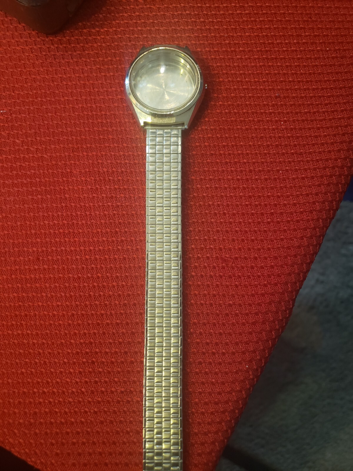 Vintage 1950’s 60’s Caravelle Men’s Watch Case Crystal & Speidel Expansion Band