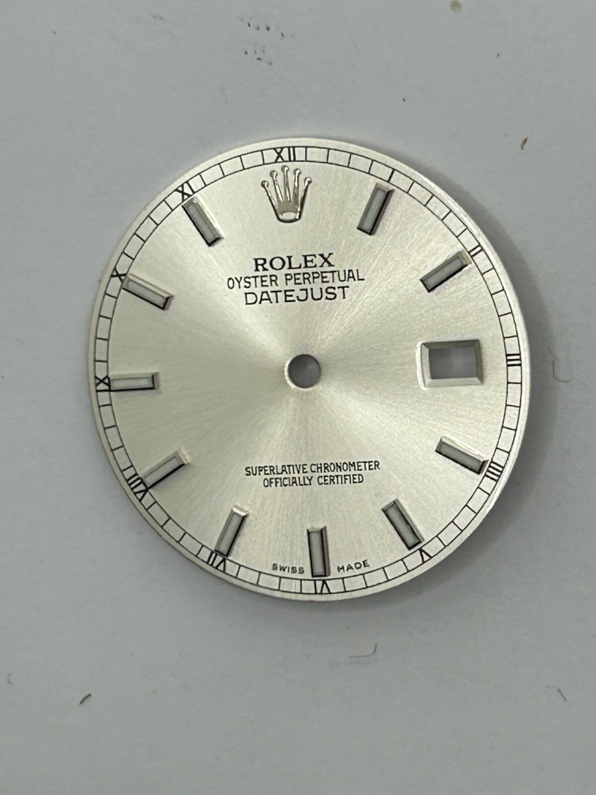 NEW Original Rolex Datejust 116200 Silver Dial with Roulette Date from 2019