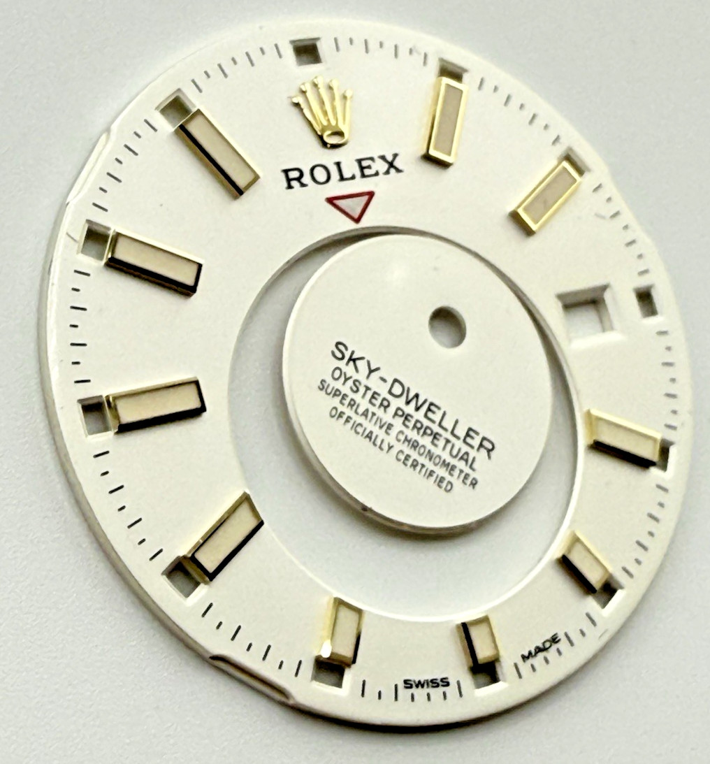 Rolex Sky-Dweller 42mm White Stick Dial Two Tone Model 326933