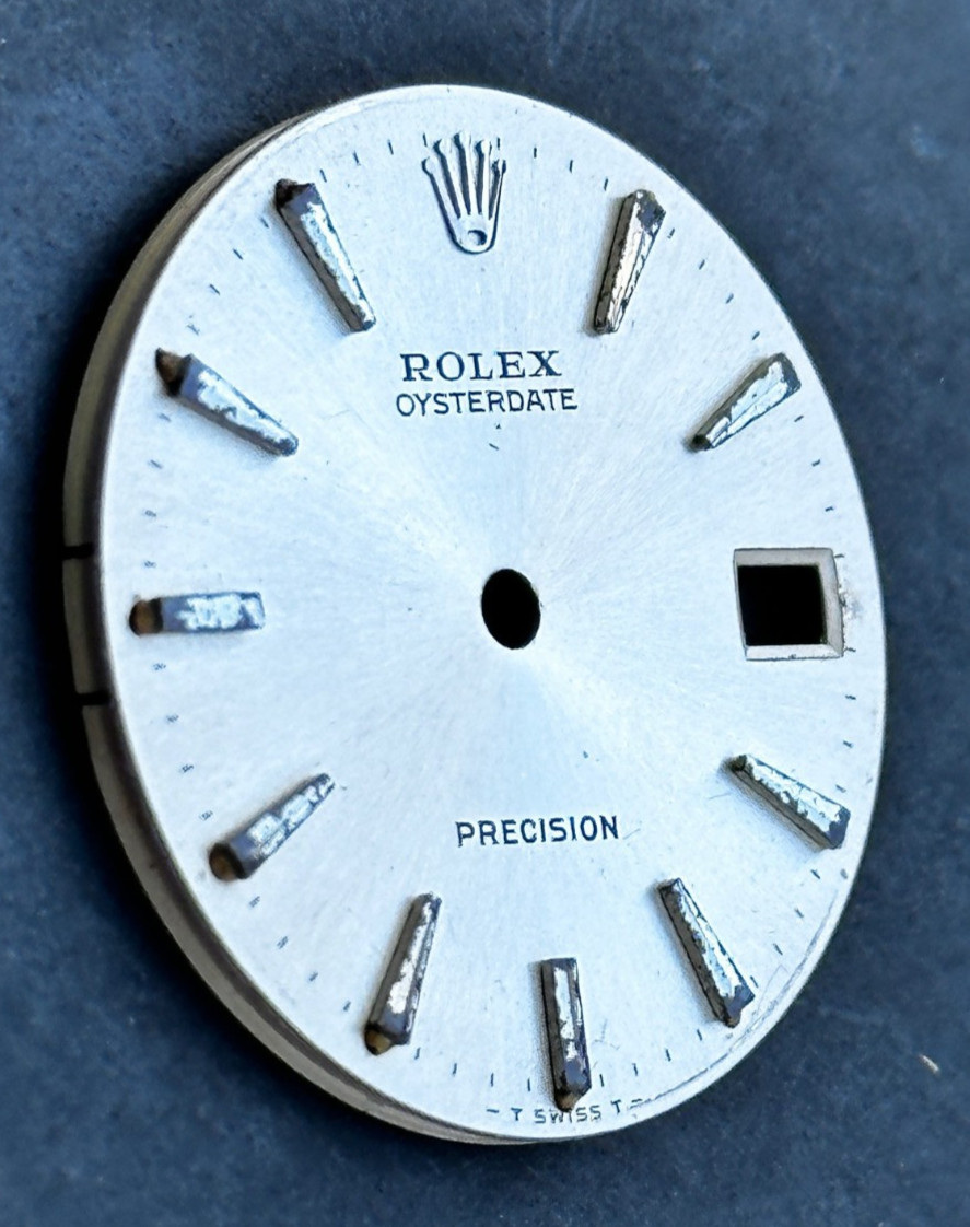 Vintage Rolex Oysterdate Precision Watch Dial For 6466
