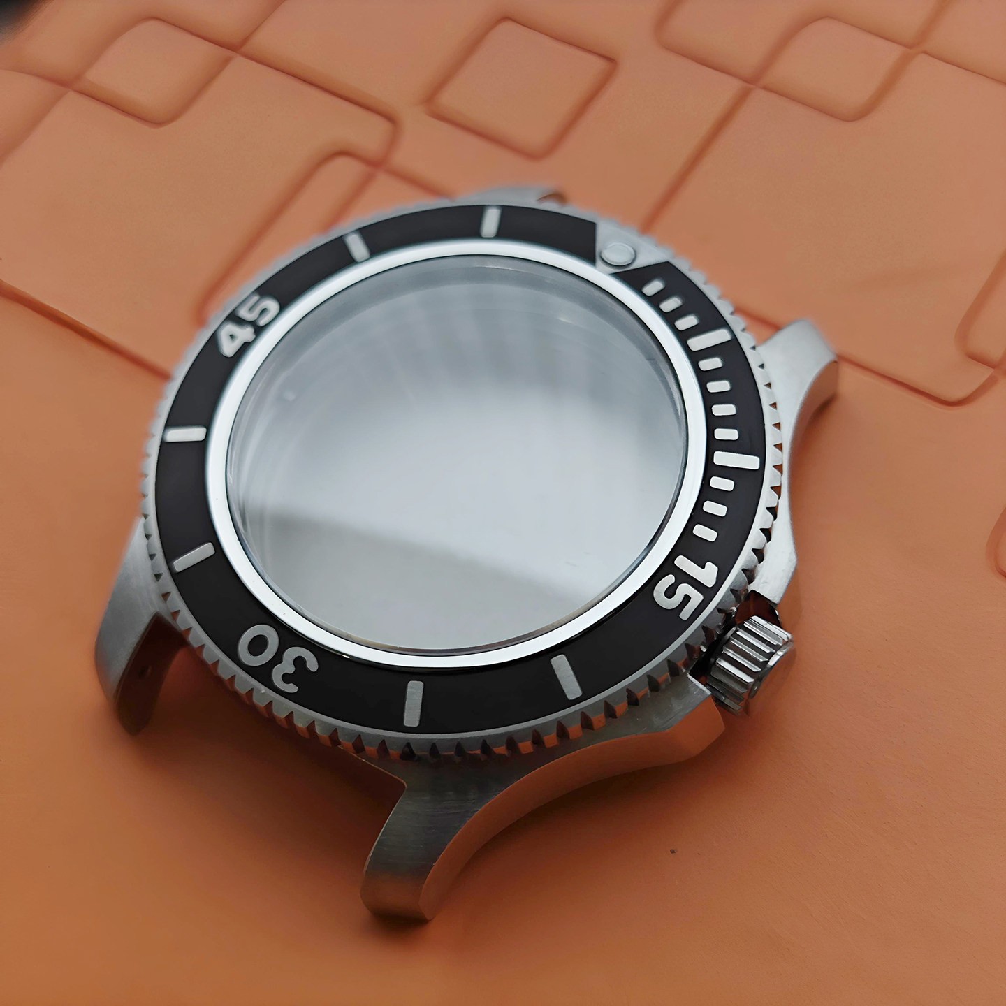 42mm 10ATM Dive Steel Watch Case Sapphire Crystal For ETA2824 & PT5000 Movement