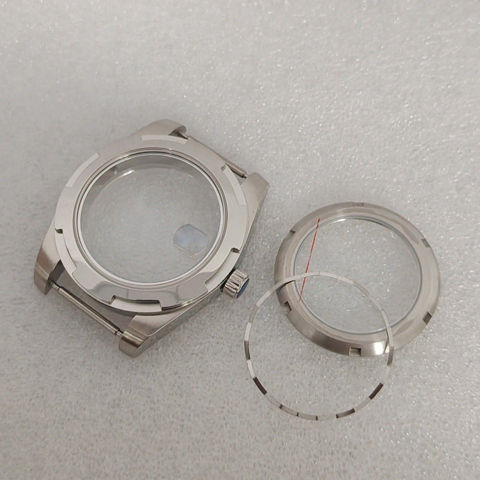 41mm Stainless Watch Case Sapphire for Nh35 NH36 4R 7S Movement 28.5mm Dial